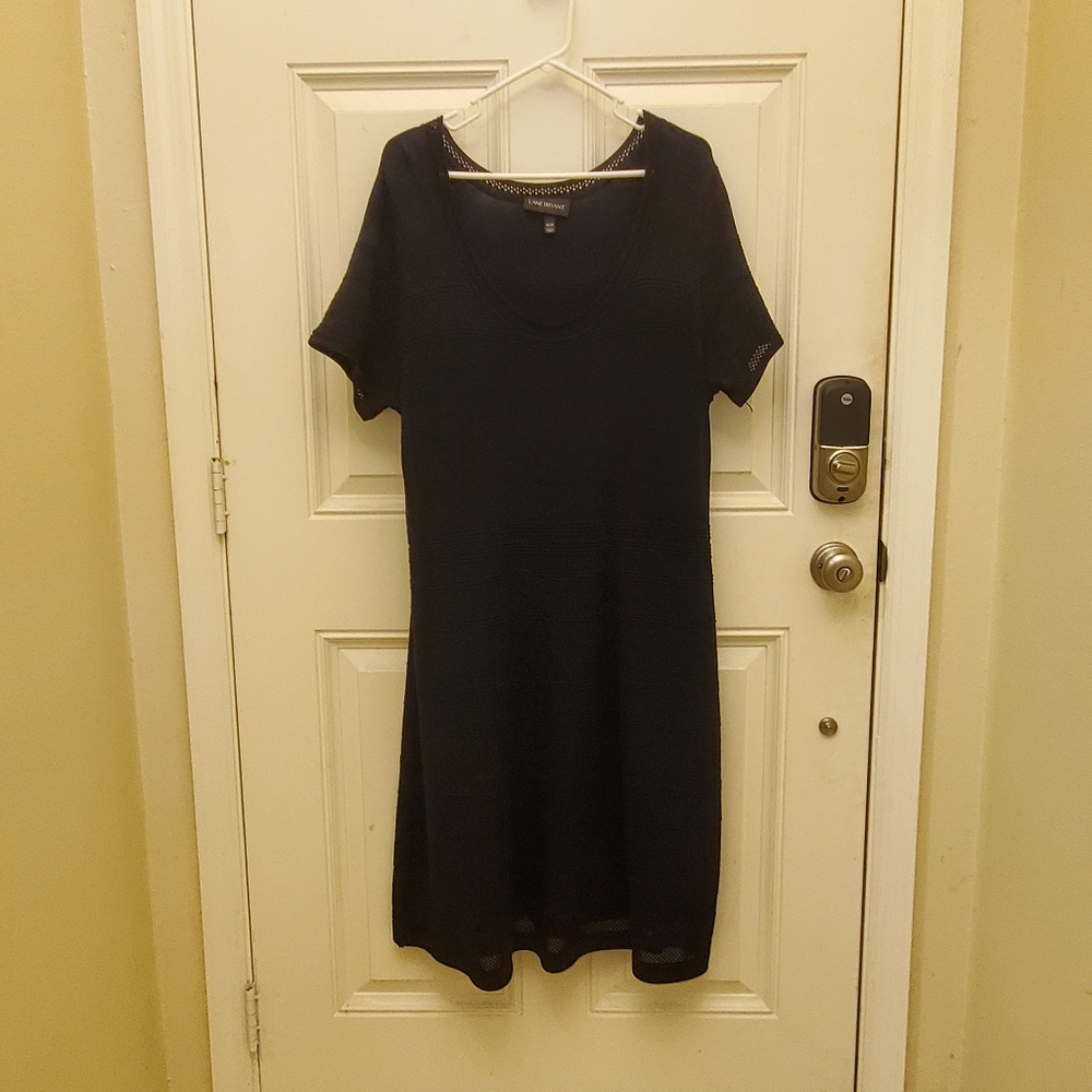 Lane Bryant Navy Blue Dress